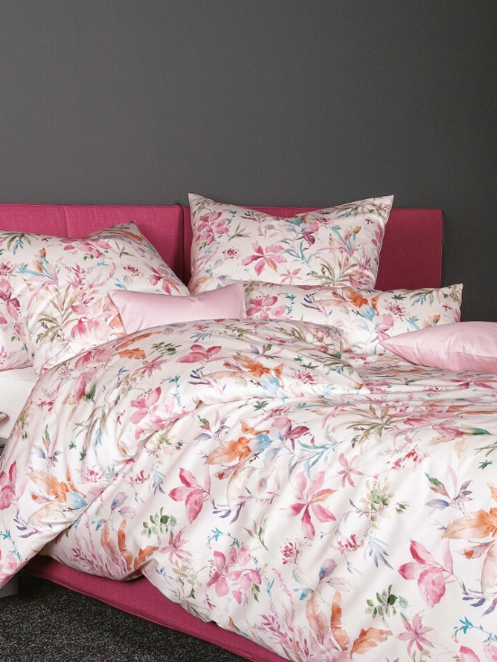 Janine pościel mako-satin Milano korallrosa 45096 155x200