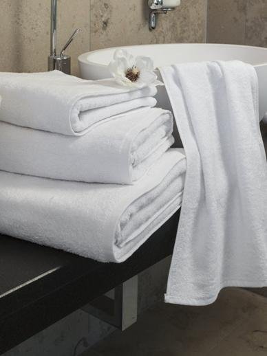 Ręcznik hotelowy biały gładki 500g