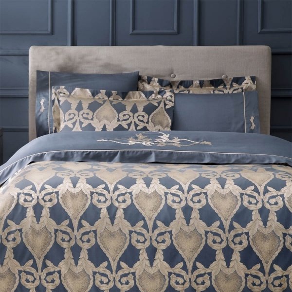 Tivolyo exclusive pościel żakardowo-bambusowa Berta blue 200x220