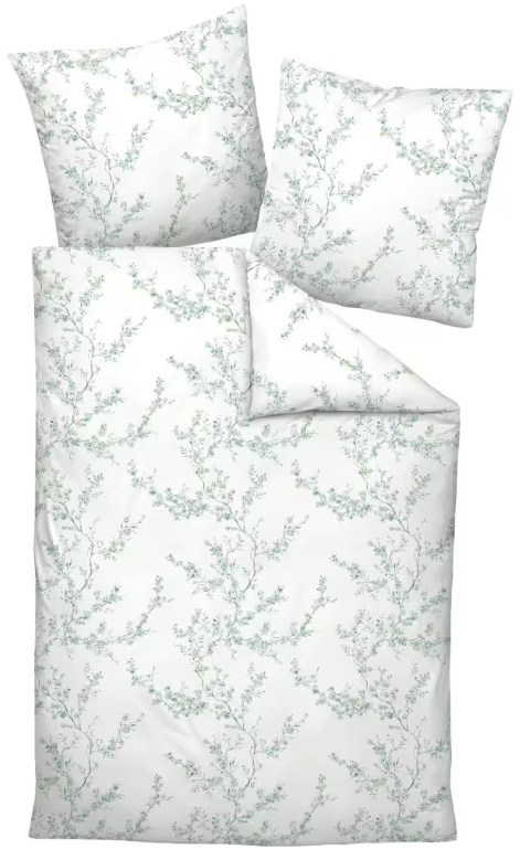 Janine pościel mako-satin Milano salbeigrün 45104 155x200