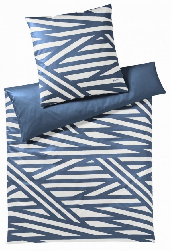Joop pościel mako-satin Cross blau 4102 155x200
