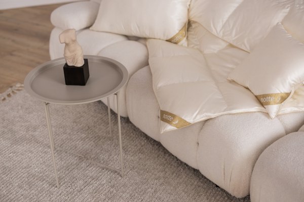 Zestaw kołdra puchowa z jedwabiem Dolce letnia 160x200+2poduszki