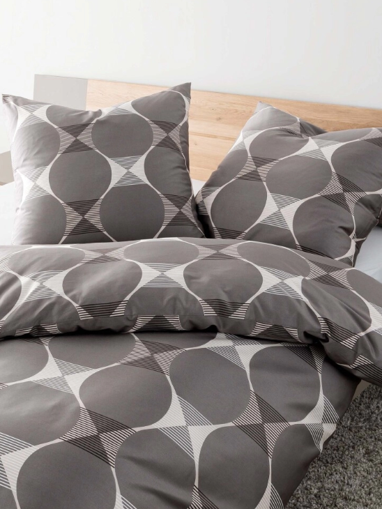 Janine pościel mako-satin J. D. taupe 87103 155x200