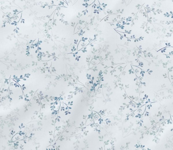 Elegante pościel letnia mako batyst Piano blau 24515 135x200