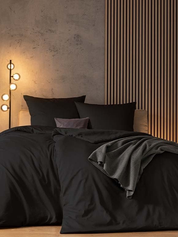 Estella mako satin jednolita Valetta antracyt 7844 200x220