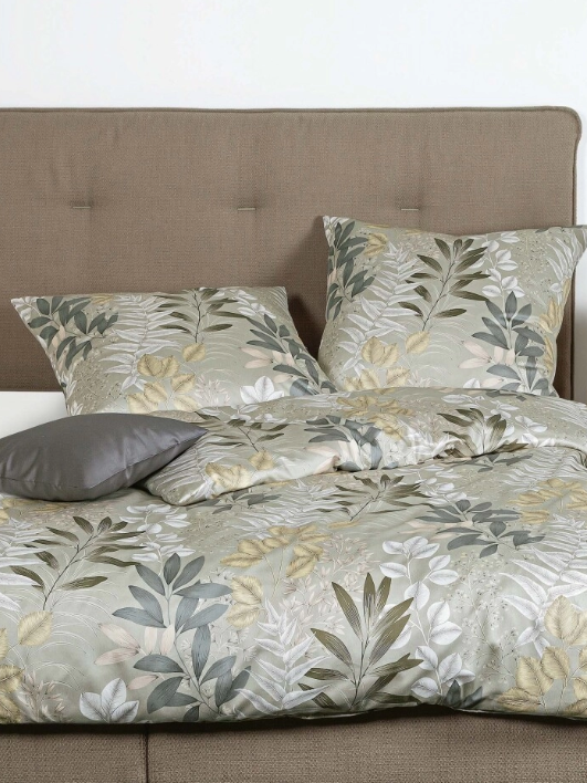 Janine pościel mako-satin Milano salbeigrün 45098 155x200