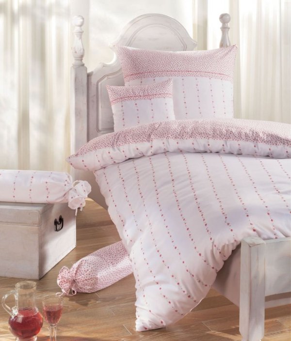Janine poszewka flanelowa Chinchilla rose 78007 40x40, 80x80