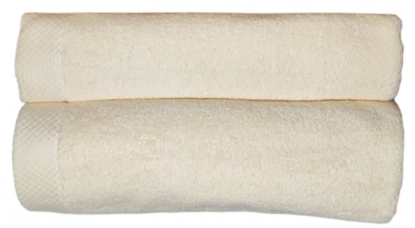 Nowoczesny ręcznik jednolity kremowy 700g - 30x50, 50x100, 70x140