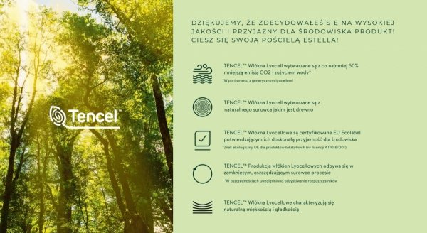 Estella pościel tencel Alegra blau 1622 155x200