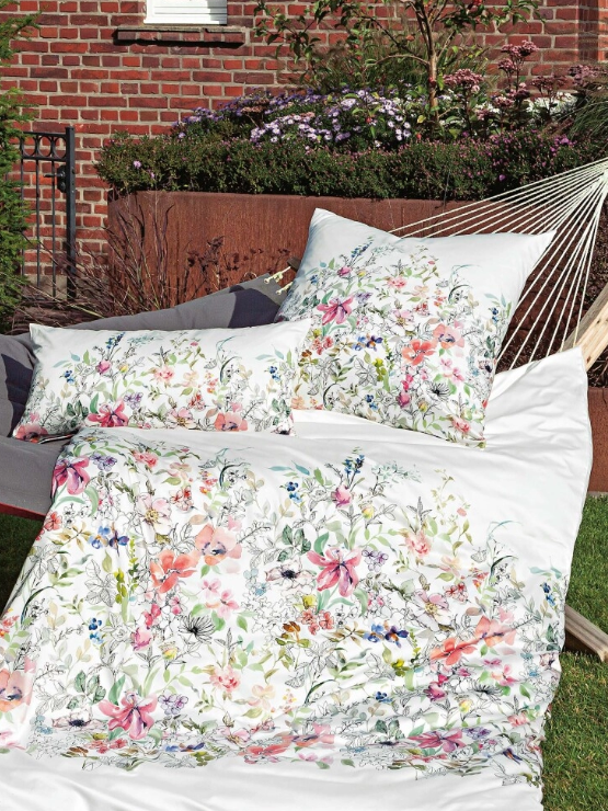 Janine poszewka mako-satin Milano silberrosa 45088 40x80, 80x80