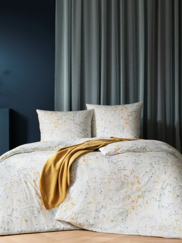 Estella pościel mako- jersey Nadine grün 6533 135x200