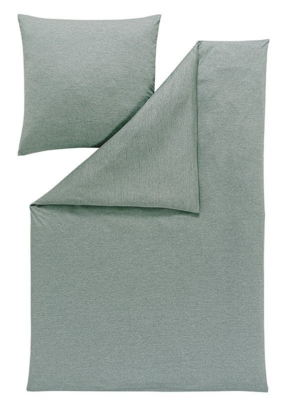Estella mako-jersey jednolita zielona 6873 155x200