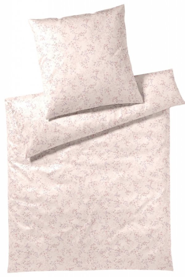 Elegante pościel letnia mako batyst Piano mauve 24515 135x200