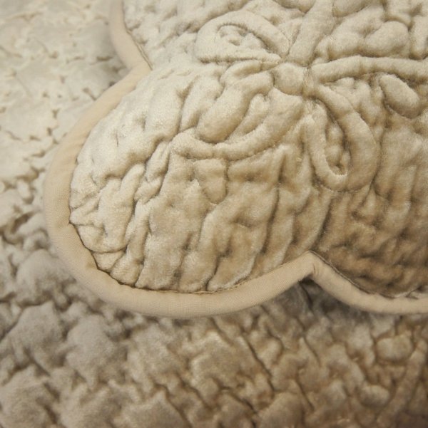 Narzuta typu velvet Hasita beż 240x220