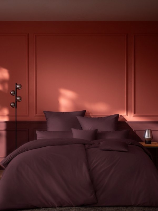 Estella mako satin jednolita Valetta vino 7844 155x200