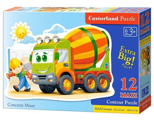 Puzzle Betoniarka 12el maxi 