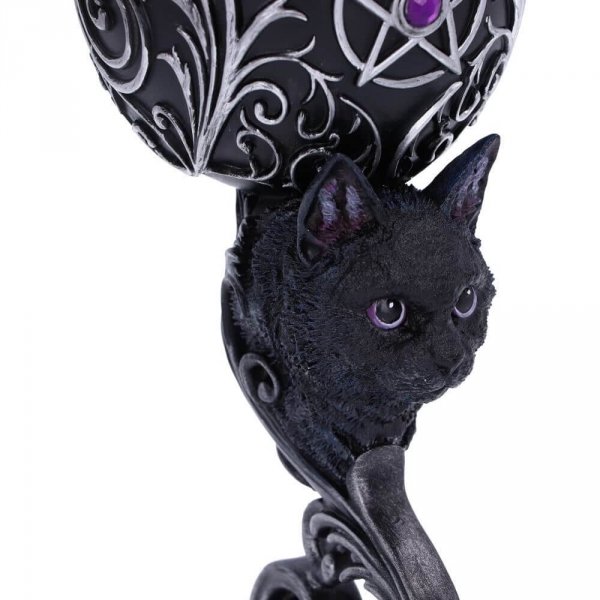 komplet 2 kielichy dekoracyjne z magicznymi kotami czarownicy &quot;Familiars Love&quot; Nemesis Now