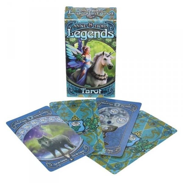 Tarot Legends - karty tarota projektu Anne Stokes