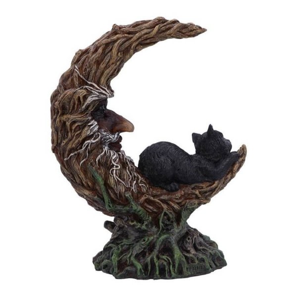 Księżyc i Śpiący Kot Czarownicy &quot;Familiar Slumber&quot; Nemesis Now - figurka dekoracyjna