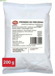 PROSZEK DO PIECZENIA BEZGLUTENOWY DUŻE OPAKOWANIE AMYLON 200 g