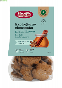AROMATYCZNE CIASTKA PIERNIKOWE BEZGLUTENOWE BIO ZEMANKA 100 g