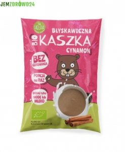 EKOLOGICZNA KASZKA BŁYSKAWICZNA CYNAMON Z CYNAMONEM HELPA 35 g