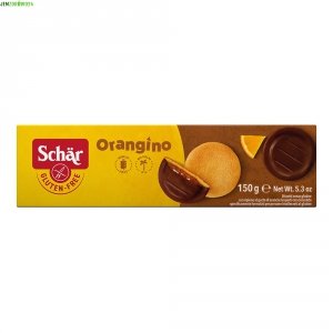 BISZKOPTY BEZGLUTENOWE Z GALARETKĄ ORANGINO JAK DELICJE SCHAR 150 g