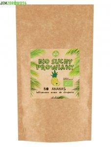 SUCHY PROWIANT LIOFILIZOWANY EKOLOGICZNY ANANAS W KAWAŁKACH HELPA 20 g