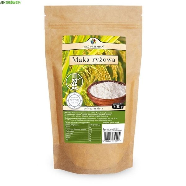Mąka ryżowa bezglutenowa Pięć Przemian 500 g