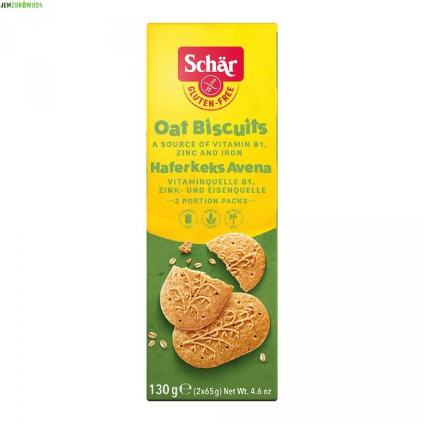 CIASTKA BEZGLUTENOWE OWSIANE AVENA SCHAR 130 g