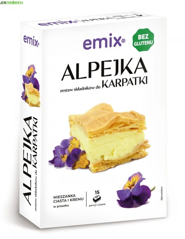 ALPEJKA KARPATKA BEZGLUTENOWA MIESZANKA NA CIASTO I KREM EMIX 350 G