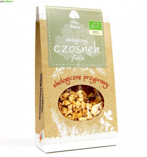Czosnek bio płatki 50 g
