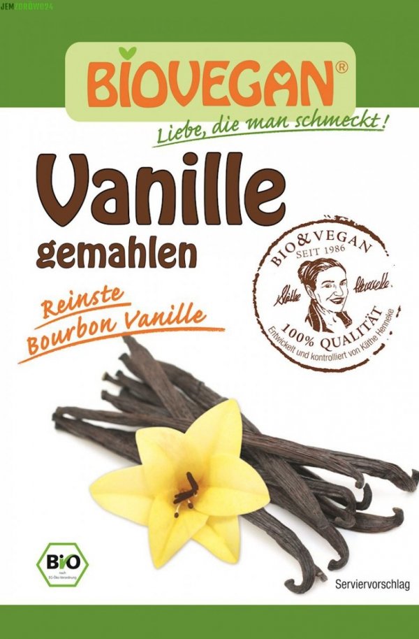 Mielona wanilia  Burbon bio bezglutenowa Bio Vegan 5 g
