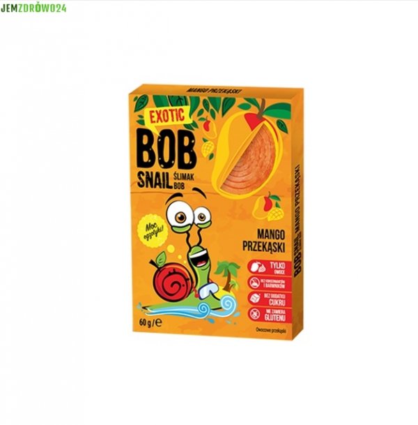 BOB SNAIL PRZEKĄSKI O SMAKU MANGO 60 g
