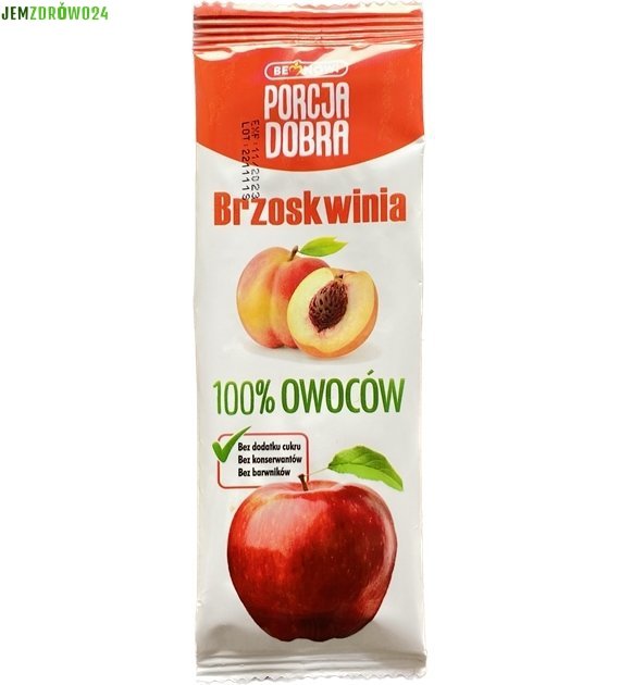 LISTEK JABŁKO - BRZOSKWINIA JABŁKOWO - BRZOSKWINIOWY PORCJA DOBRA 16 g