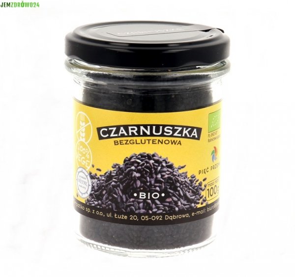 CZARNUSZKA BIO BEZGLUTENOWA PIĘĆ PRZEMIAN 100 g
