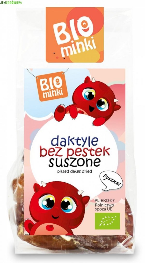 Daktyle bez pestek dla dzieci Biominki 100 g