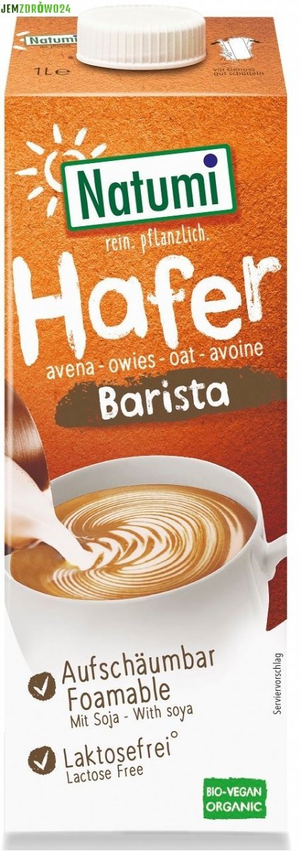 Napój owsiano - sojowy Barista Natumi 1 l