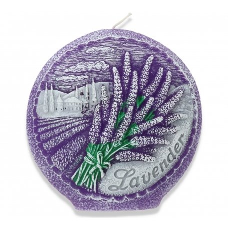 Świeca Zapachowa Lavender Dysk 470g
