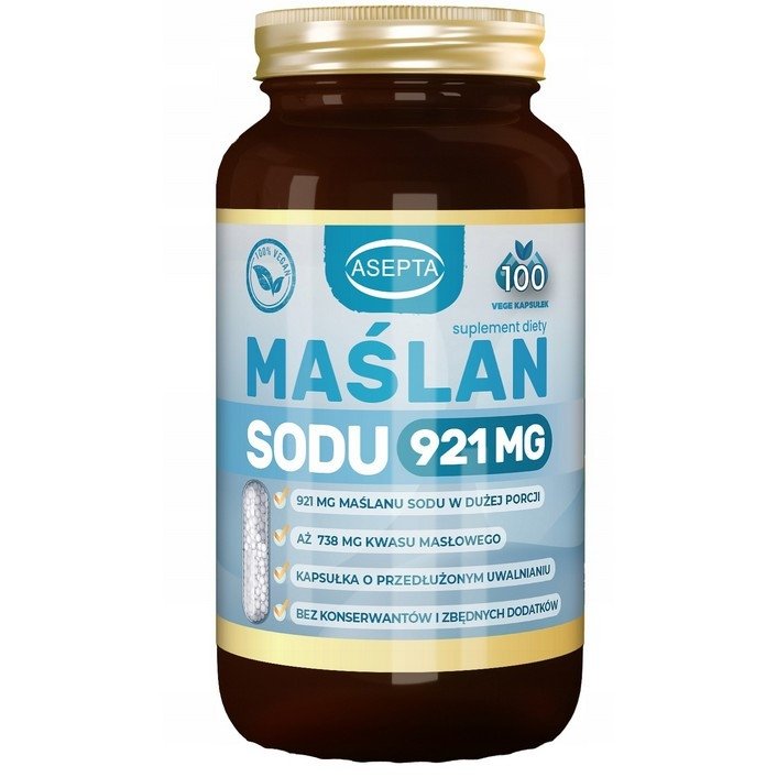 Maślan Sodu 100 kapsułek