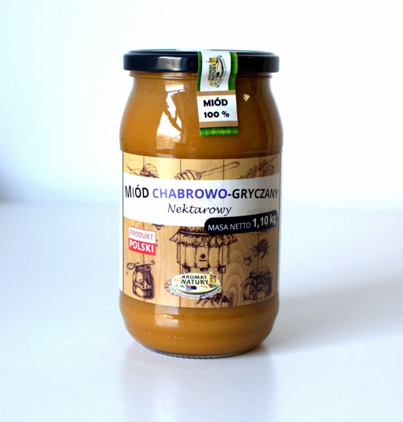 Miód Chabrowo-Gryczany 1100 g