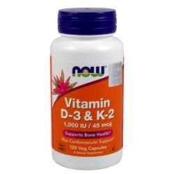 Witamina D3 + K2 120 kapsułek