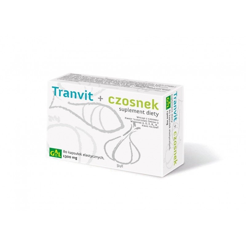 Tranvit + Czosnek 60 kapsułek
