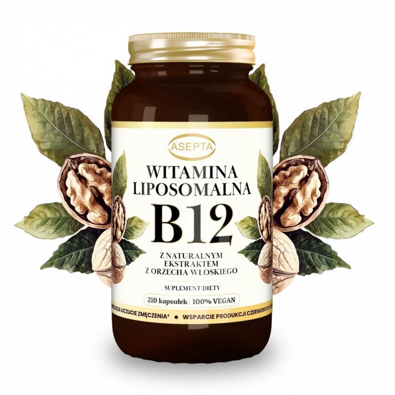 Witamina B12 Liposomalna 210 kapsułek