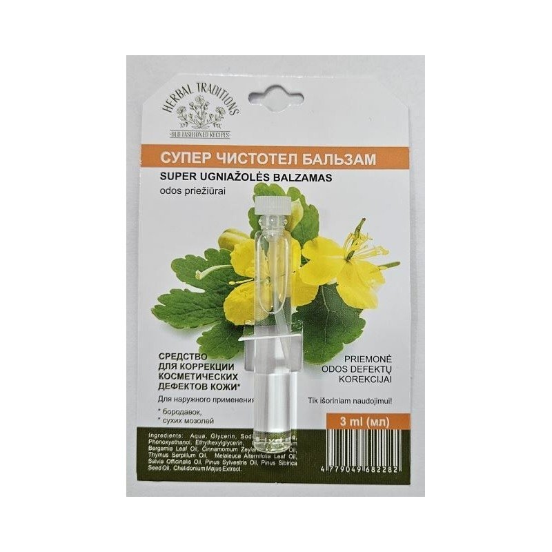 Płyn Glistnik Jaskółcze Ziele 3ml