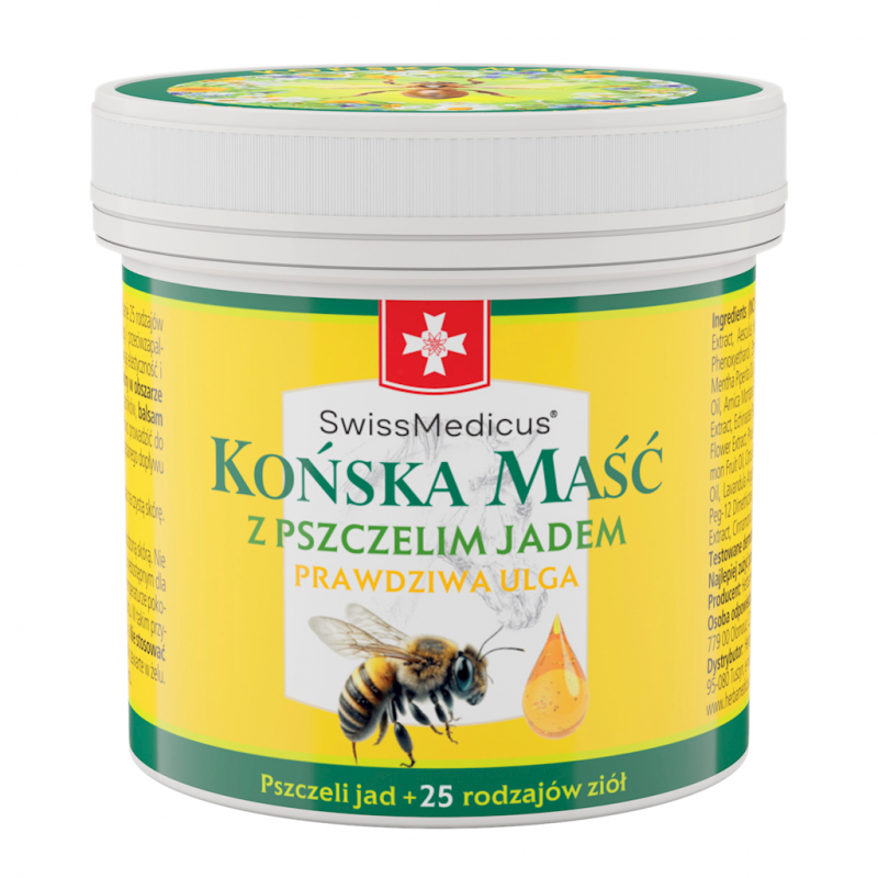Końska Maść z Pszczelim Jadem 150ml