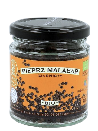 Pieprz Czarny Ziarnisty Malabar 90g