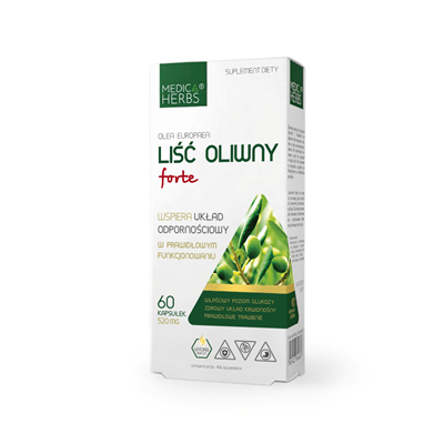 Liść Oliwny Forte 60 kapsułek