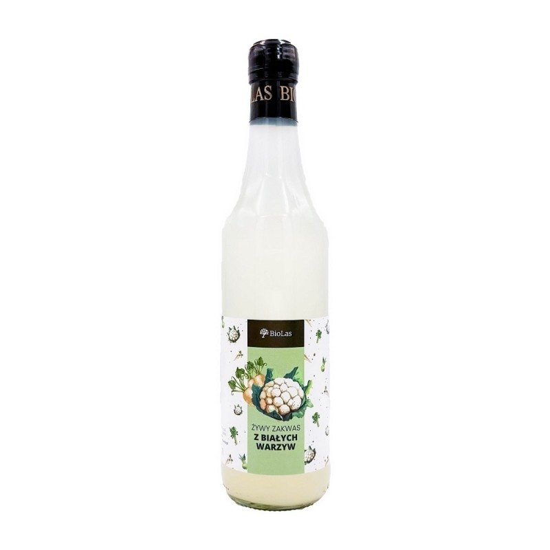 Żywy Zakwas z Białych Warzyw 500ml