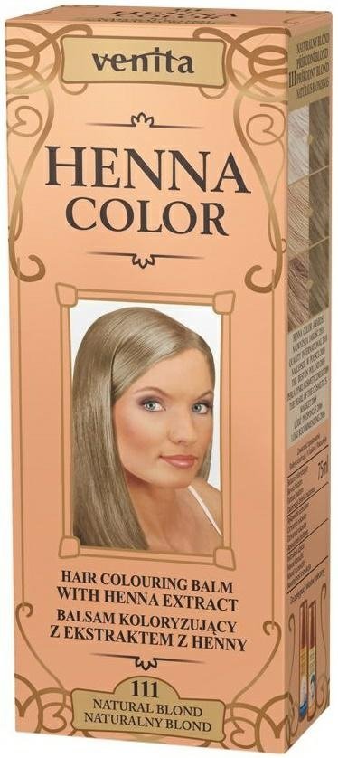 HENNA COLOR Balsam Koloryzujący 111 Natural Blond